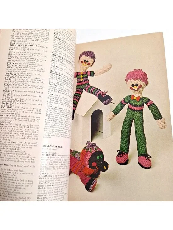 McCalls Creative Handcrafts 1972 Vol 4 Crochet Knitting Vintage Patterns - Picture 13 of 16